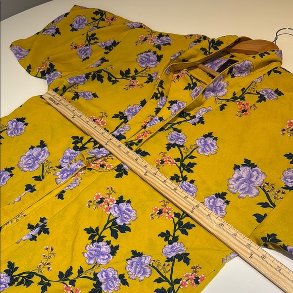 Cotton-On Floral Yellow Kimono Jacket Size Extra Small - Picture 4 of 5
